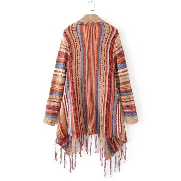 Knit Wool Blend Cardigan - Picture 4 of 9